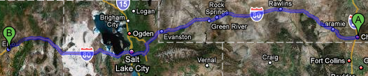 The route to Elko