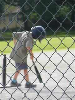 Ruben spiller T-Ball