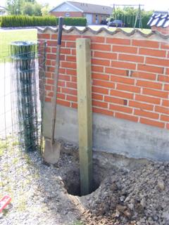Stolpen ved muren